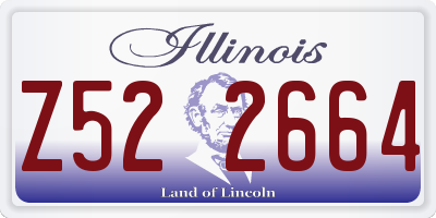 IL license plate Z522664