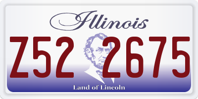 IL license plate Z522675
