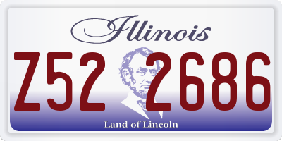 IL license plate Z522686