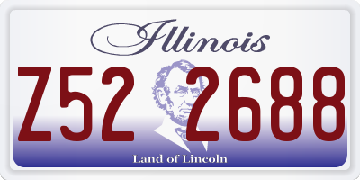 IL license plate Z522688
