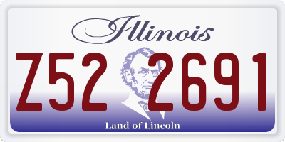 IL license plate Z522691