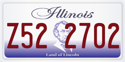 IL license plate Z522702