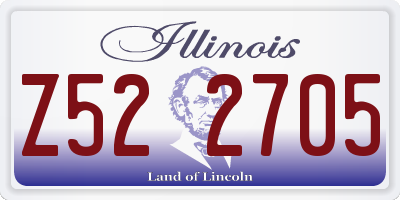 IL license plate Z522705