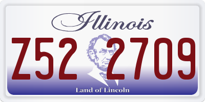 IL license plate Z522709