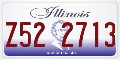 IL license plate Z522713