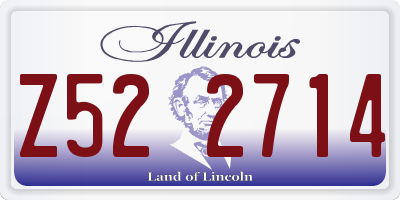 IL license plate Z522714