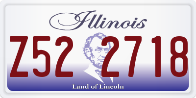 IL license plate Z522718