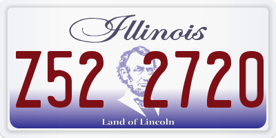 IL license plate Z522720