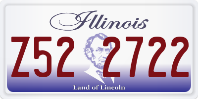 IL license plate Z522722