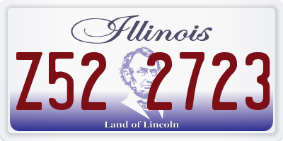 IL license plate Z522723