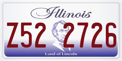 IL license plate Z522726