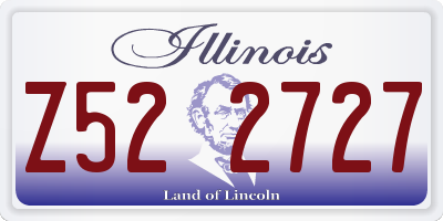 IL license plate Z522727