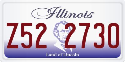 IL license plate Z522730