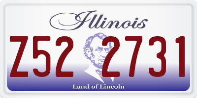 IL license plate Z522731