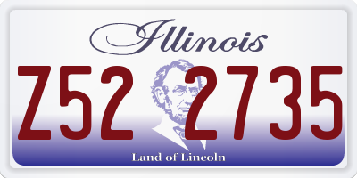 IL license plate Z522735