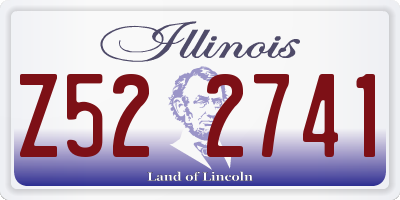 IL license plate Z522741