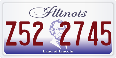 IL license plate Z522745