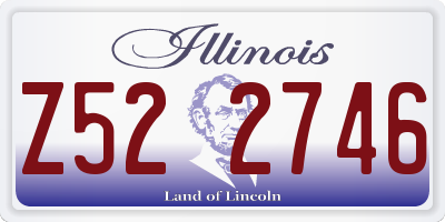 IL license plate Z522746
