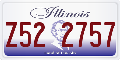 IL license plate Z522757