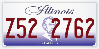IL license plate Z522762