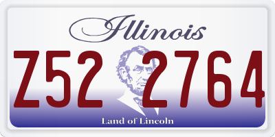 IL license plate Z522764