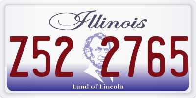 IL license plate Z522765