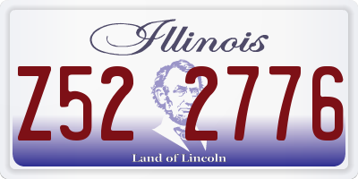 IL license plate Z522776