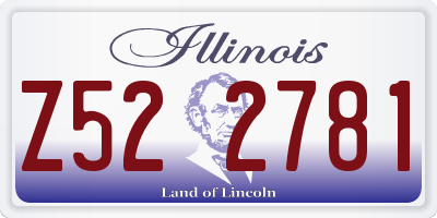 IL license plate Z522781