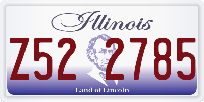 IL license plate Z522785