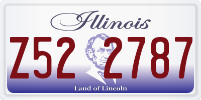 IL license plate Z522787