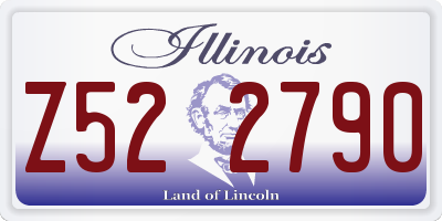 IL license plate Z522790