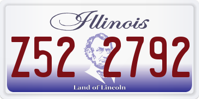 IL license plate Z522792