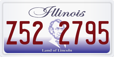 IL license plate Z522795