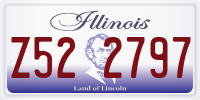 IL license plate Z522797