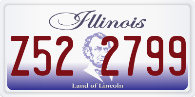 IL license plate Z522799