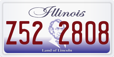 IL license plate Z522808