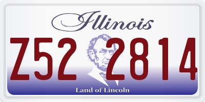 IL license plate Z522814