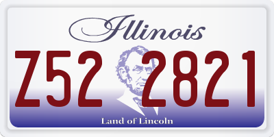 IL license plate Z522821