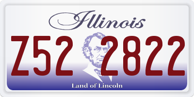 IL license plate Z522822