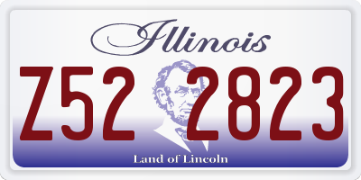 IL license plate Z522823