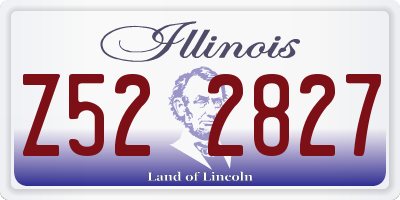 IL license plate Z522827