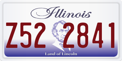 IL license plate Z522841