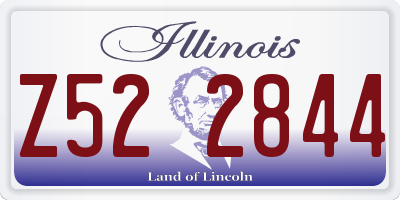 IL license plate Z522844