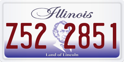 IL license plate Z522851