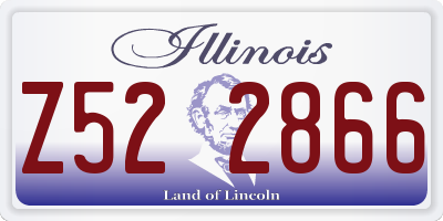 IL license plate Z522866