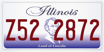 IL license plate Z522872