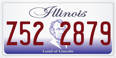 IL license plate Z522879
