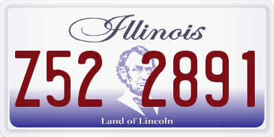 IL license plate Z522891