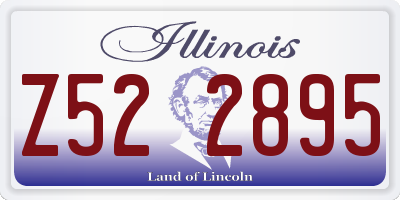 IL license plate Z522895