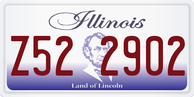 IL license plate Z522902